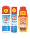 Rodzinny zestaw aerozoli przeciw komarom OFF! 2 x 100ml + płyn przeciw kleszczom 100ml