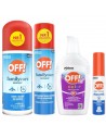Duży zestaw środków przeciwko komarom OFF! Spray na komary 3x100ml + Żel na ukąszenia Akut 25ml