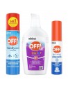 Praktyczny zestaw OFF! aerozol na komary 100ml + żel po ukąszeniu 25ml + żel na komary dla dzieci 100ml