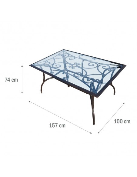 Elegancki stół ogrodowy ROYAL Meven 5907510486407 2