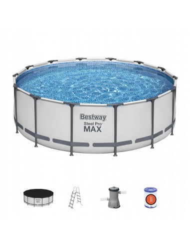 Stelażowy basen ogrodowy okrągły Steel Pro Max Bestway 427 x 122 cm 6942138983258