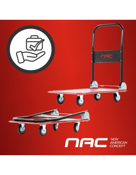 Wózek transportowy z udźwigiem do 150kg i składaną rączką NAC-150 5905842527669 11