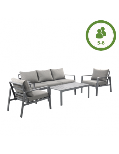 Aluminiowy zestaw mebli do ogrodu, na taras Aruba Meven 5905842533820 7