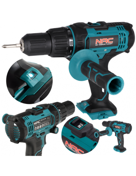 Akumulatorowa wkrętarka z udarem 50 NM NAC CDB-LI-50-20V - Body 5905842520264 12