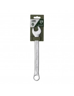 Klucz płasko-oczkowy ze stali chromowo-wanadowej 19 mm NAC PRO NP-SP-S19 5905842527348