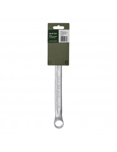 Klucz płasko-oczkowy ze stali chromowo-wanadowej 19 mm NAC PRO NP-SP-S19 5905842527348 2
