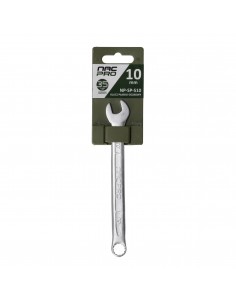 Klucz płasko-oczkowy ze stali chromowo-wanadowej 10 mm NAC PRO NP-SP-S10 5905842527256