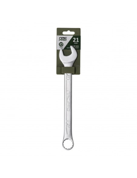 Klucz płasko-oczkowy ze stali chromowo-wanadowej 21 mm NAC PRO NP-SP-S21 5905842527362