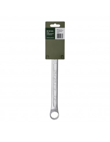 Klucz płasko-oczkowy ze stali chromowo-wanadowej 21 mm NAC PRO NP-SP-S21 5905842527362 2