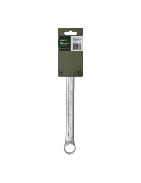 Klucz płasko-oczkowy ze stali chromowo-wanadowej 21 mm NAC PRO NP-SP-S21 5905842527362 2