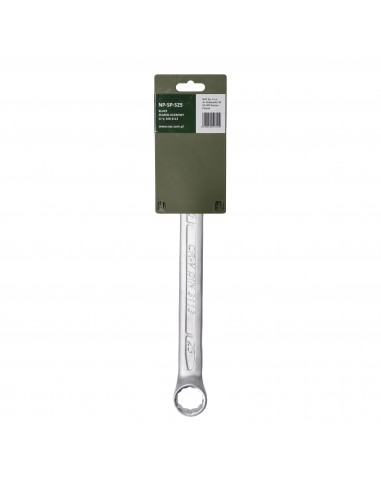 Klucz płasko-oczkowy ze stali chromowo-wanadowej 25 mm NAC PRO NP-SP-S25 5905842527409 2
