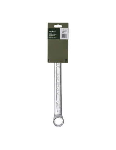 Klucz płasko-oczkowy ze stali chromowo-wanadowej 27 mm NAC PRO NP-SP-S27 5905842527423 2
