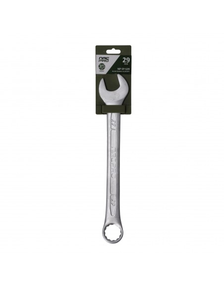 Klucz płasko-oczkowy ze stali chromowo-wanadowej 29 mm NAC PRO NP-SP-S29 5905842527447