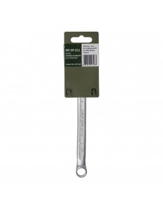 Klucz płasko-oczkowy ze stali chromowo-wanadowej 11 mm NAC PRO NP-SP-S11 5905842527263 2