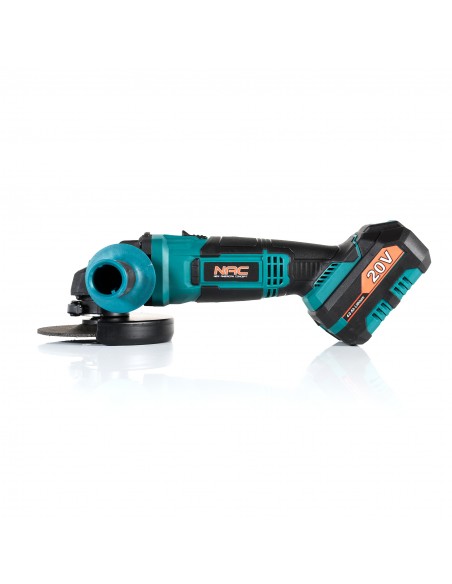 Akumulatorowa szlifierka kątowa NAC 125 mm z akumulatorem i ładowarką AGE-125-LI-B-20V 5902490740211 11