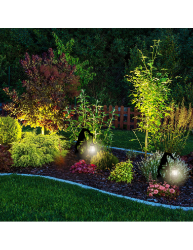 Ogrodowa lampa solarna LED wbijana GNOM Meven 35 cm 5905842530805 4