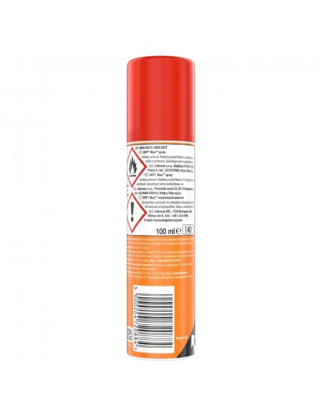 Dwupak aerozolu przeciw kleszczom i komarom OFF! Max 2x 100ml 5000204370478 3