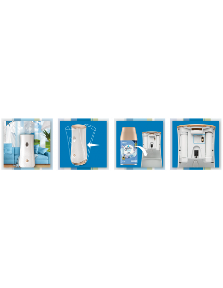 Podwójny zapas do automatycznego odświeżacza powietrza Glade Pure Clean Linen 5000204408140 6