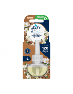 Zapas do elektrycznego odświeżacza powietrza Glade Romantic Vanilla Blossom & Sensual Sandalwood & Jasmine 5000204342048 2