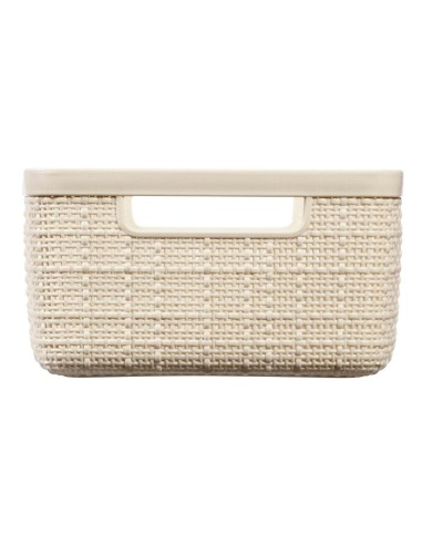 Organizer pojemnik kremowy Curver Jute 5l 3253921904026 3