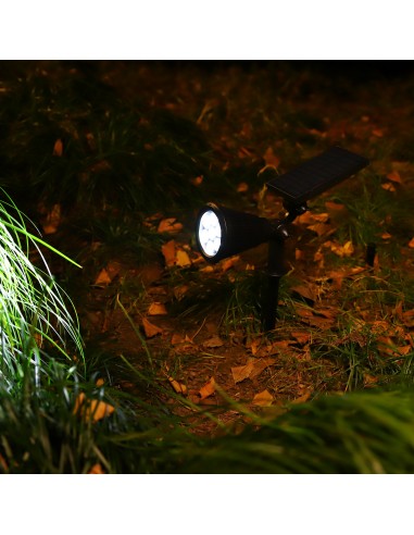 Reflektor solarny wbijany  z czujnikiem zmierzchu 7 LED 1200 mAh Meven 5905842532229 5