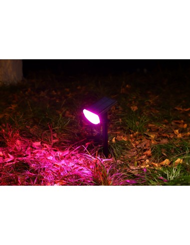 Lampa solarna, reflektor wielokolorowy z czujnikiem zmierzchu 38 LED RGB Meven 2 szt. 5905842532250 5