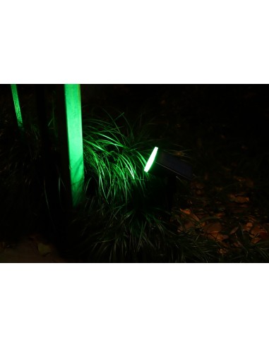Lampa solarna, reflektor wielokolorowy z czujnikiem zmierzchu 38 LED RGB Meven 2 szt. 5905842532250 8