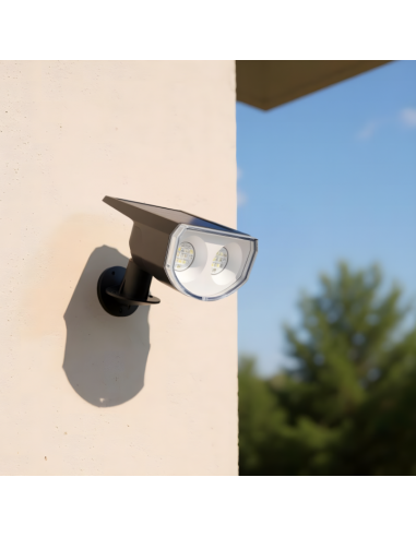 Lampa solarna, reflektor wielokolorowy z czujnikiem zmierzchu 38 LED RGB Meven 2 szt. 5905842532250 11