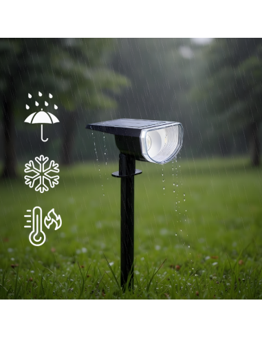 Lampa solarna, reflektor wielokolorowy z czujnikiem zmierzchu 38 LED RGB Meven 2 szt. 5905842532250 13