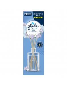 Dyfuzor z patyczkami zapachowymi Glade Pure Clean Linen 50 ml 5000204395495
