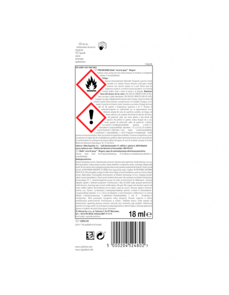 Zapach do automatycznego odświeżacza powietrza Glade Muguet 18 ml 5000204524802 7