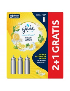 Zapas do automatycznego odświeżacza powietrza Glade Fresh Lemon 2+1 5000204778861