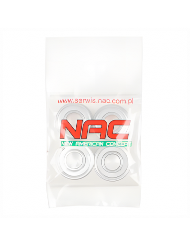Zestaw wzmocnionych łożysk kół kosiarki 12,7 mm NAC 4 szt. 5902490762671 4