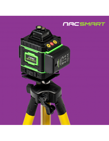 Laser krzyżowy, poziomica laserowa 4D 16 linii z akcesoriami NAC SMART 5905842528192 6