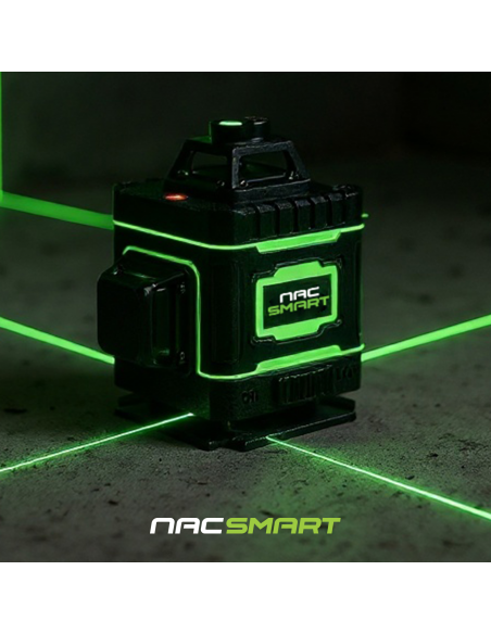 Laser krzyżowy, poziomica laserowa 4D 16 linii z akcesoriami NAC SMART 5905842528192 9