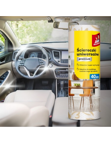 Premium ściereczki uniwersalne na rolce Jan Niezbędny 40 szt. 5900536361192 6