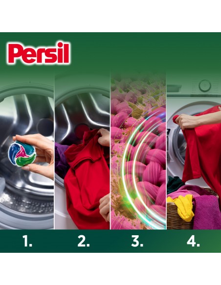Kapsułki do prania kolorów Persil Deep Clean Discs 4w1 Color, 60 prań 9000101830880 8