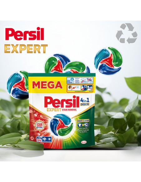 Kapsułki do prania Persil Deep Clean Discs 4w1 Stain Removal, 54 prania 9000101830859 8