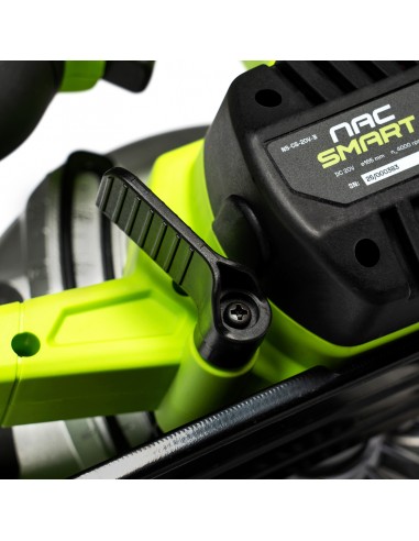 Akumulatorowa piła tarczowa ręczna 165 mm NAC SMART NS-CS-20V-B Body bez baterii 5905842532083 6