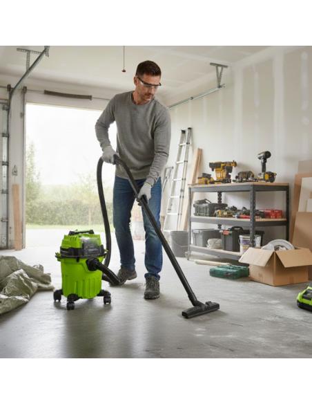 Akumulatorowy odkurzacz przemysłowy NAC SMART NS-IVC-20V-B, Body bez baterii 5905842532175 6