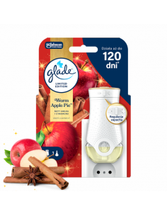 Elektryczny odświeżacz powietrza z jesiennym wkładem Glade Warm Apple Pie 20 ml 5000204415957