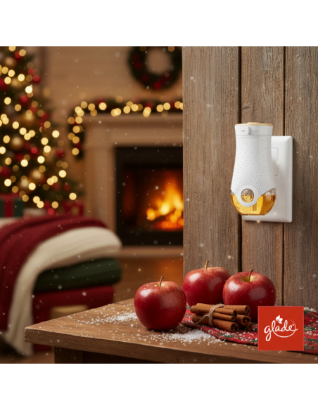 Elektryczny odświeżacz powietrza z jesiennym wkładem Glade Warm Apple Pie 20 ml 5000204415957 3