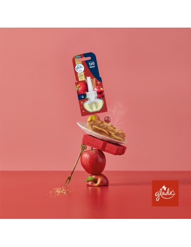 Jesienny wkład do elektrycznego odświeżacza powietrza Glade Warm Apple Pie 20 ml 5000204416282 7