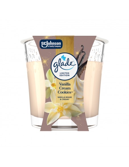 Zimowa świeca zapachowa Glade Vanilla Cream Cookies 112 g 5000204414905 2
