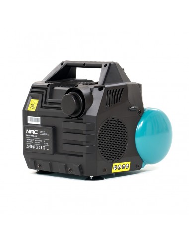 Kompresor bezolejowy  ręczny 6 litrów, 1100W, 1,5HP NAC MA-OF-H-06L-1.5 5905842515635 3