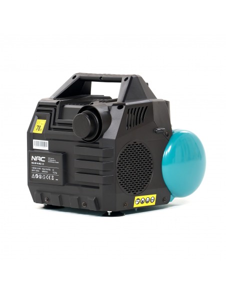 Kompresor bezolejowy  ręczny 6 litrów, 1100W, 1,5HP NAC MA-OF-H-06L-1.5 5905842515635 3