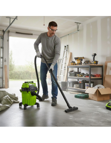 Odkurzacz przemysłowy 12L NS-IVC-20V-B NAC SMART z akumulatorem 4 Ah i szybką ładowarką 5905842532175 6