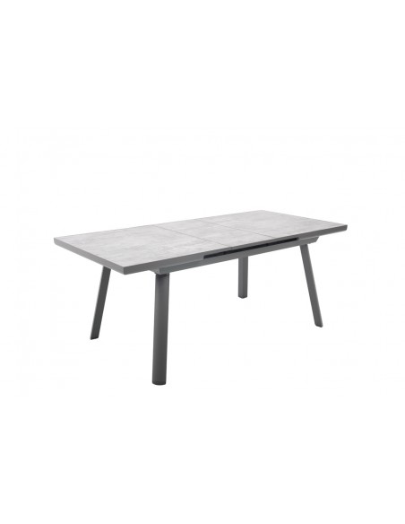 Aluminiowy stół rozkładany do ogrodu grafitowy 150/190cm Grenada Meven  12