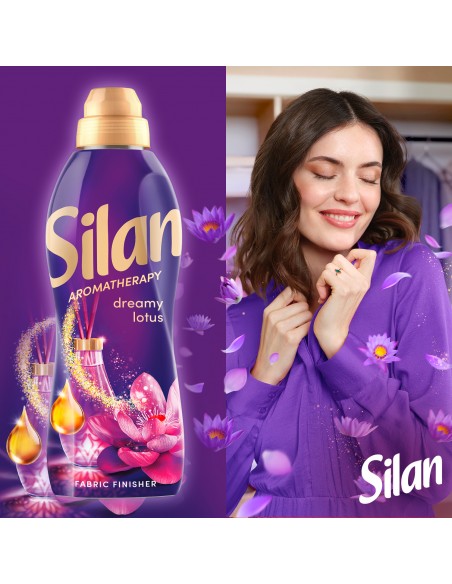 Pachnący płyn do płukania tkanin Silan Aromatherapy Dreamy Lotus 1364 ml 62 prania 9000101582604 6