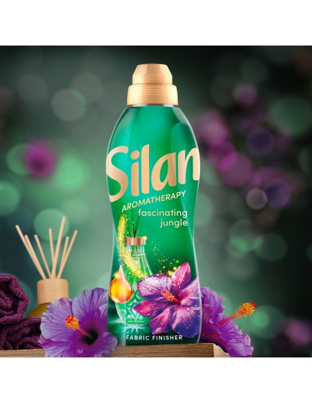 Intensywnie pachnący płyn do tkanin Silan Aromatherapy Fascinating Jungle 1364ml 62 prania 9000101583069 5